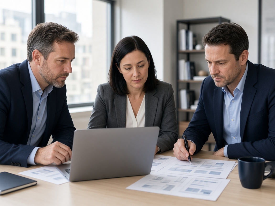 A team reviewing a subscription